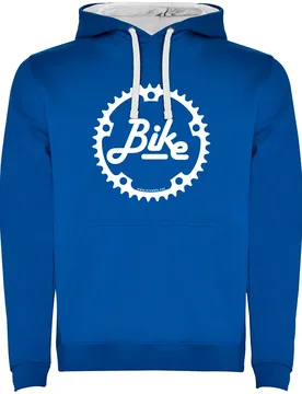 Felpa Con Cappuccio Chainring Royal Blue - Kruskis - FashionsVida