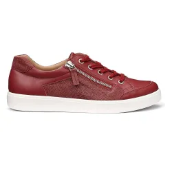 Women's Wide Fit 'Chase II' Trainers in Red Size: 4.5 - Red - Size: 4.5