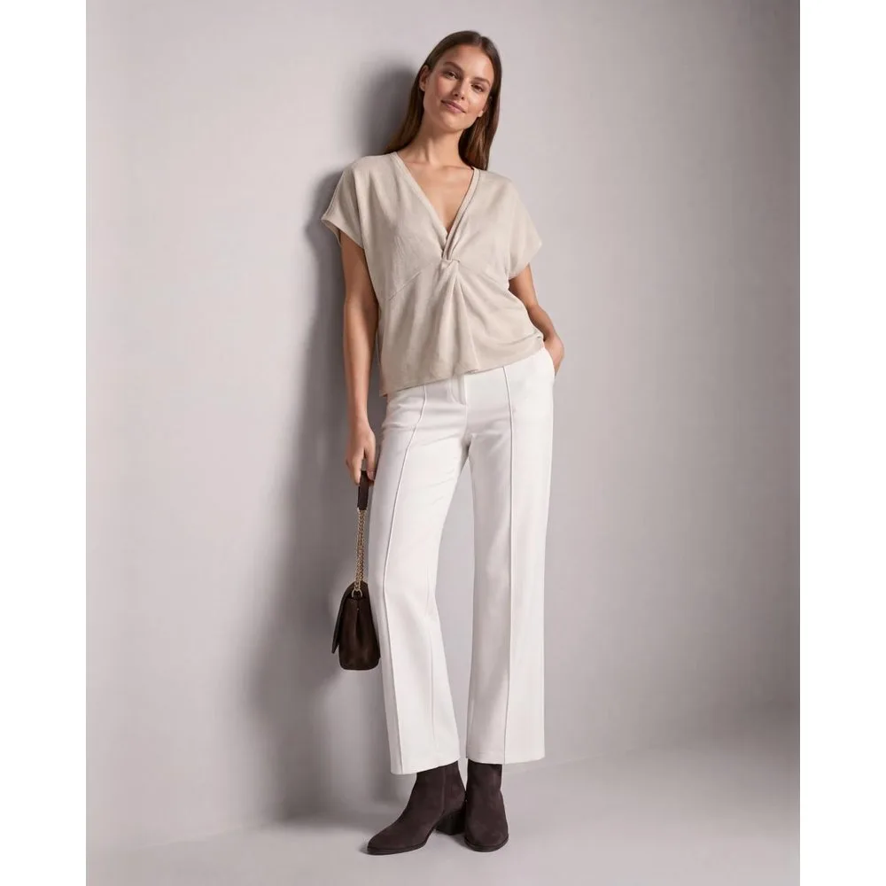 Top escote efecto cruzado de mujer con manga corta - Vero Moda - FashionsVida