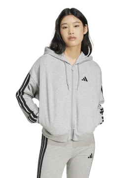 Terry Damen Kapuzenpullover - Grau - Größe XXS (26-28) - Baumwoll-Jersey Grey XXS (26-28) - Adidas - FashionsVida