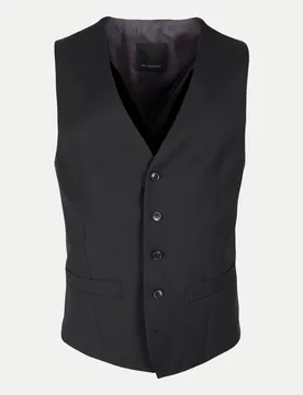 Slim-Fit Baukasten Weste Schwarz 56 - Roy Robson - FashionsVida