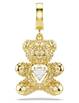 Charm Idyllia, Taglio misto, Orsetto, Finitura oro 18K OS - Swarovski - FashionsVida