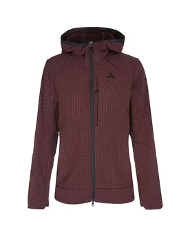 Chaqueta polar de mujer estilo Enixa con capucha rojo oscuro 42 - Schöffel - FashionsVida