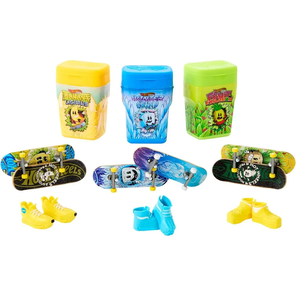 Caja de chicles con 2 monopatines Skate modelos surtidos - Hot Wheels - FashionsVida