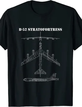 B-52 Stratofortress Aircraft Airplane Schematic Bomber B52 Men T-Shirt Short Sleeve Casual Cotton O-Neck Summer T-shirt - Aliexpress - FashionsVida