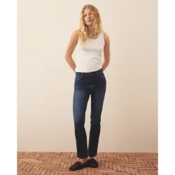 Pantalon recto liso de mujer