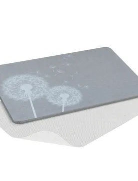 Badematte Mod. Astera Grau, aus Diatomit - WENKO - FashionsVida