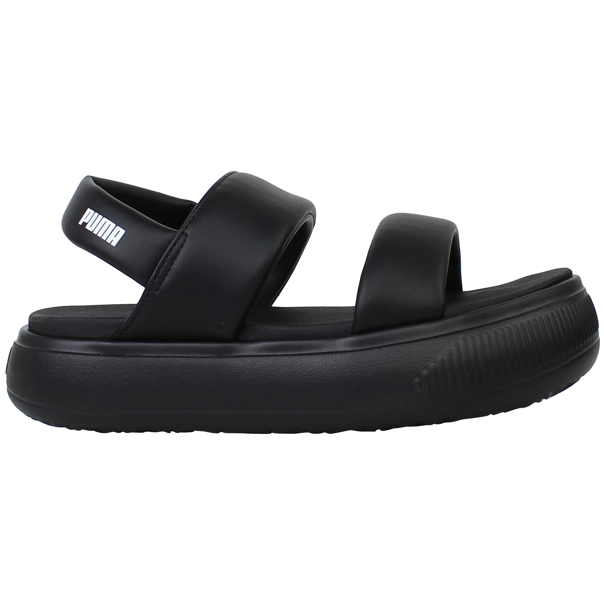 Mayu Puffy Womens Black Sandals - Size Uk 7 - Puma - FashionsVida