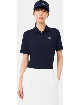 Polo de golf elástico de corte ajustado de hombre con protección UV - Lacoste - FashionsVida