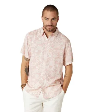 Camicia A Maniche Corte Wilson Gum 2XL - Deeluxe - FashionsVida