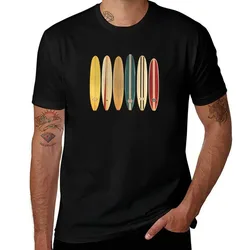 Retro Surfboards T-Shirt Work Duty Casual T-Shirt