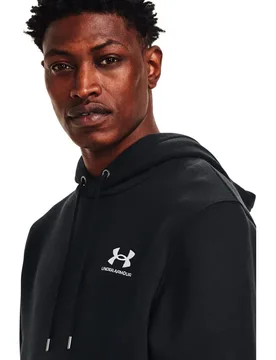 Sweat à Capuche Essential Fleece Black / White S - Under armour - FashionsVida