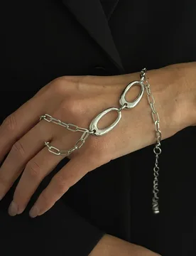 Minimalist Hollow O-Shaped Geometric Charm Bracelet Women Fashion Irregular Elliptical Cuff Bracelet Daily Jewelry - Aliexpress - FashionsVida