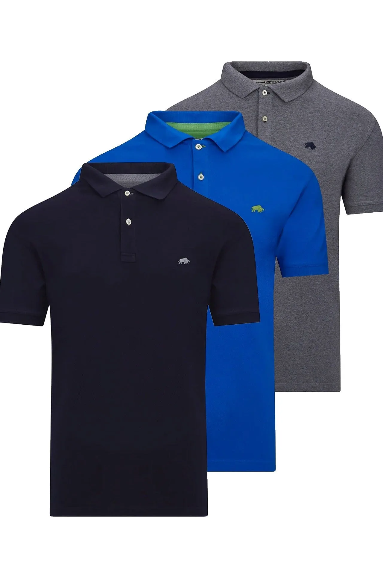 Multipack Classic Mens Polo - Raging Bull - FashionsVida