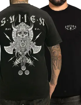 Norse Standard - Vintage Nordic Warrior Skull T-Shirt 100% Cotton O-Neck Summer Short Sleeve Casual Mens T-shirt - Aliexpress - FashionsVida