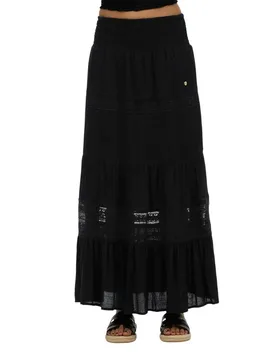 Gonna Lunga Ibiza Maxi Black S - Superdry - FashionsVida