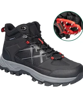 Trekking-Knöchelschuh mit Stahlklauentechnologie schwarz 43 Damen - wonderwalk - FashionsVida