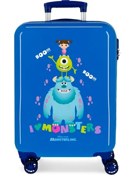 Maleta de cabina infantil Monsters Boo! rígida con capacidad de 34L - Disney - FashionsVida