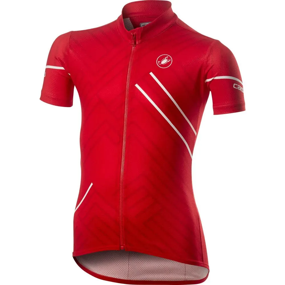 Maglia A Maniche Corte Campioncino Red - Castelli - FashionsVida