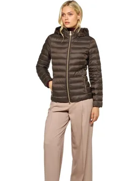 Chaqueta corta de señora con capucha desmontable - Geox - FashionsVida