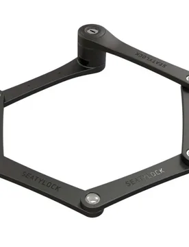 Lucchetto Pieghevole Foldylock Black - Seatylock - FashionsVida