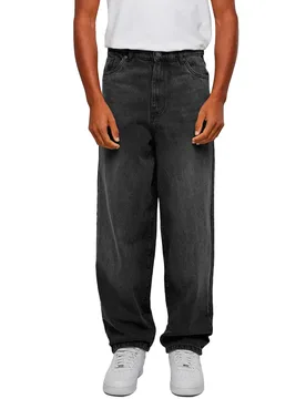 Jeans Heavy Ounce Baggy Fit Black Washed 32 - Urban classics - FashionsVida