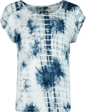 T-Shirt für Damen weiß/blau "Colorful T-Shirt" von - Frauen - female - RED by EMP - FashionsVida