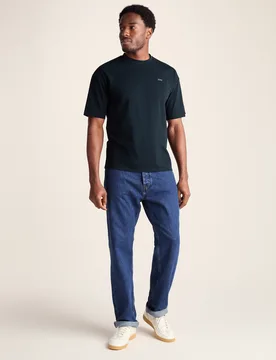 Shed Mens Premium Supersoft T-Shirt - Dark Indigo - Blue Polycotton - Size 3xl - TOG24 - FashionsVida