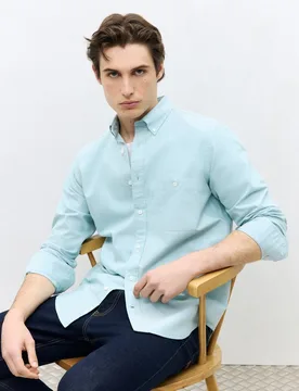 Camisa de sport oxford lisa classic fit - Dustin - FashionsVida