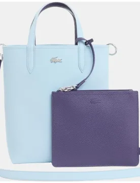 Shopper pequeño en blanco con bandolera extraíble - Lacoste - FashionsVida