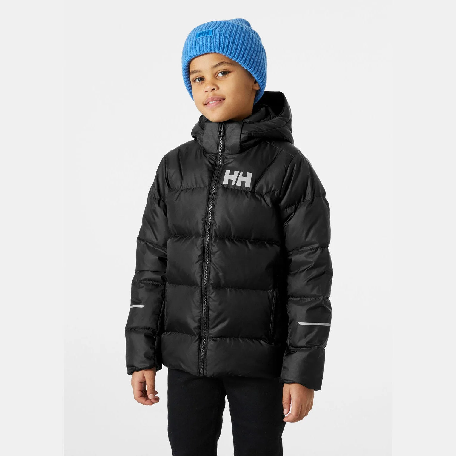 Juniors’ Isfjord Down Winter Jacket 2.0 Black 12 - Black - Unisex - Helly Hansen - FashionsVida