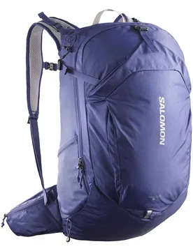 Sac à dos de randonnée journée - Trailblazer 30 Mazarine Blue/Ghost Gray 16-4703 TCX - Bleu - Salomon - FashionsVida