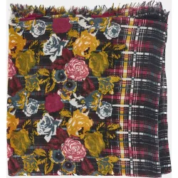 Pañuelo de lana con estampado
