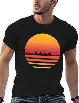 Rowing Team Sunset Lake Art | Cute Crew Sport Art Gift T-Shirt korean fashion sports fans t shirt men 100℅ cotton - Aliexpress - FashionsVida