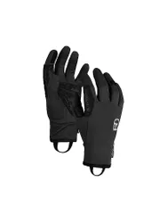 Guanti in pile da donna Fleece Light nero XS