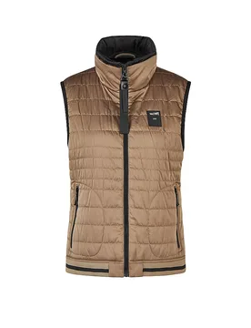 Chaleco acolchado camel 40 - Doris Streich - FashionsVida