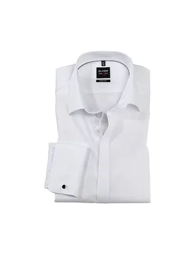 Chemise Business Slim Fit blanc 40 - Olymp Level Five - FashionsVida