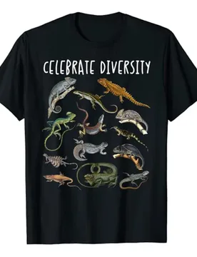 Different Types of Lizard T-Shirt, Reptile Shirt, Lizard-Lover Gift Humor Funny Graphic Tee Top Cute Cotton Short Sleeve Blouses - Aliexpress - FashionsVida