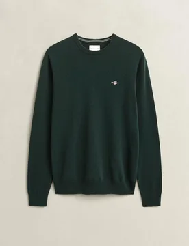 Jersey de hombre en lana con cuello redondo - Gant - FashionsVida