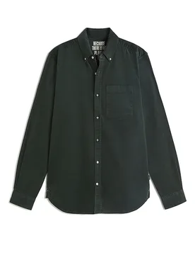 Camicia in velluto a coste WILLIAM verde scuro XL - Ecoalf - FashionsVida