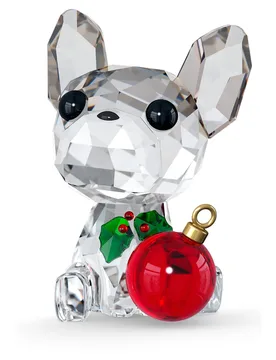 Holiday Cheers Bulldog Francese OS - Swarovski - FashionsVida
