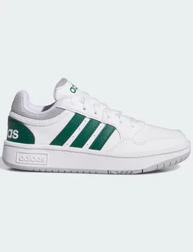 Scarpe Hoops 36 Cloud White / Collegiate Green / Grey Two - Adidas - FashionsVida