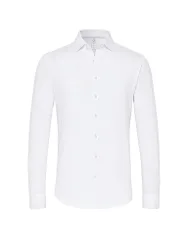 Chemise en jersey coupe slim blanc M