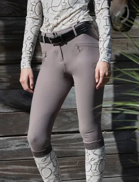 Damen Reithose KLKerry, brown iron 40 - Kingsland - FashionsVida