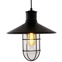 Suspension Luminaire Vintage 32102 E27 60w Black One Size