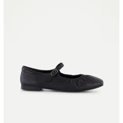 Zapato plano, mercedita arrugado