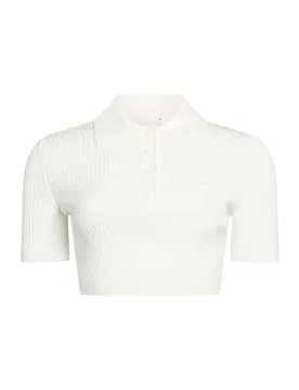 COURRÈGES Poloshirt Damen Weiß M,S Damen - courreges - FashionsVida