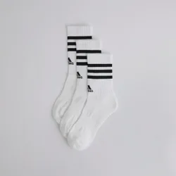 Manchester United x 3-Stripes Cushioned Crew Socks 3-Pack White M