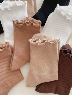 Pares de calcetines de algodón de colores múltiples para mujer, calcetines para parejas, calcetines para padres e hijos, alta elasticidad, antibacte - Shein - FashionsVida