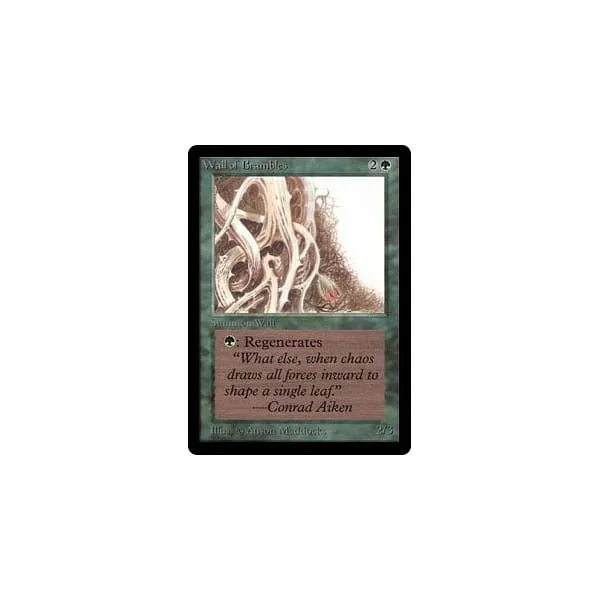 Wall of Brambles Beta - Magic: The Gathering - FashionsVida